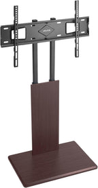 VEVOR Universal TV Stand, Table Top TV Stand for 32-70 inch Screens, Swivel and Height Adjustable TV Mount Stand Holds up to 99 lbs with Power Strip, for Living Room, Bedroom, MAX VESA 600 x 400 mm