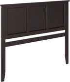 AFI, Madison Queen Solid Wood Panel Headboard, Espresso