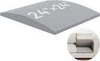 Upgraded Size Sofa Cushion Support, Couch Cushion Support for Sagging Couch Seat, Couch Replacement Insert, 24"x24"x2.4", High Density Foam Furniture Seat Sagging Repair, Trapezoid 40D, Grey Set of 1