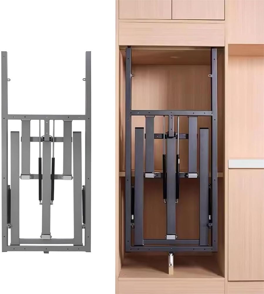 AIZYR Hidden Folding Table, Wall Foldable Table Accessories Table Shelves Floating Desk for Home Office Kitchen