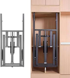 AIZYR Hidden Folding Table, Wall Foldable Table Accessories Table Shelves Floating Desk for Home Office Kitchen