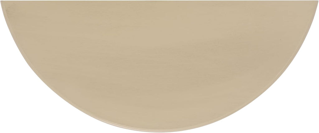 SAFAVIEH Furniture - Tinsley Half-Round Console Table - Sand - Solid Wood - Farmhouse Demilune Design - Ideal for Entryway, Hallway, Living Room, 28" W x 11.75" D x 28" H (CNS5723E)