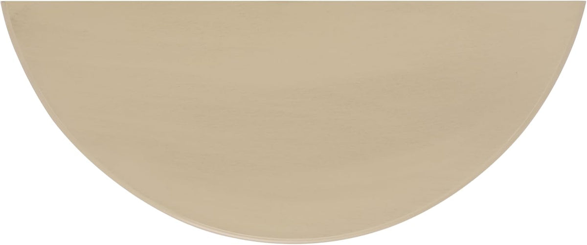 SAFAVIEH Furniture - Tinsley Half-Round Console Table - Sand - Solid Wood - Farmhouse Demilune Design - Ideal for Entryway, Hallway, Living Room, 28" W x 11.75" D x 28" H (CNS5723E)