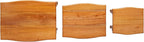 Nesting Side Tables 3 pcs Solid Mahogany Wood | Space Saving Design, Natural Wood Grain, Versatile Accent Tables for Living Room