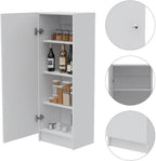 Tuhome Belleria Pantry Engineered Wood Pantries in White
