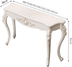 JITUIHOM Console Tables Table D'entrée Meuble Contre Le Mur Demi-Ronde Téléphone Décorative De Foyer Simple(47.24in)