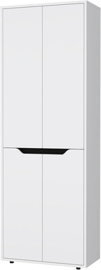 White 5 Shelf Kitchen Pantry