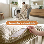 78.8" Couch for Living Room, Futon Sleeper Sofa Bed | Convertible Sofa Bed, Corduroy Pull Out Couch Loveseat with Storage Pocket, Modular Design, No Assembly, White