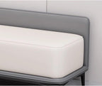 Modern Bed End Stool Modern Bedside Bench Bedroom Entrance Shoe Long Sofa Entryway(Brown)