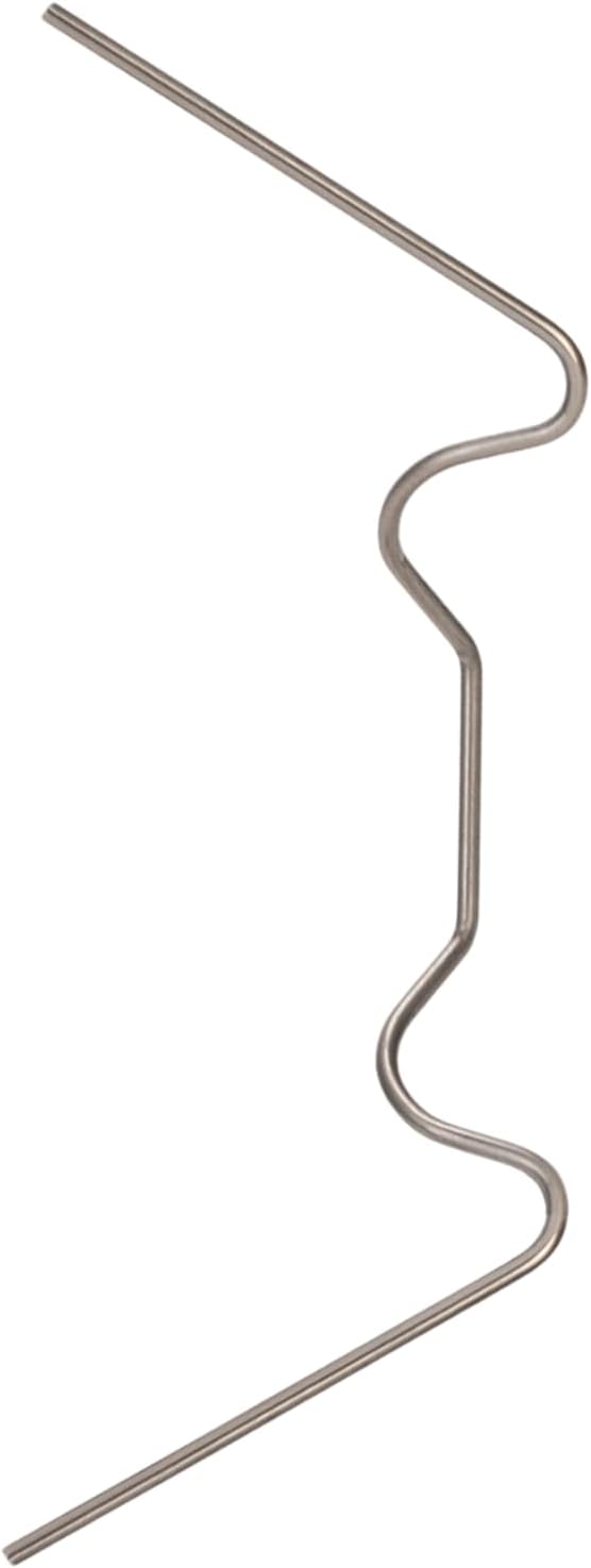 Greenhouse Glazing Clips, Pack of 50 Stainless Steel W Type Clip Leaf Spring Clips, Aluminium Greenhouse Care, House Twin-Hall Web Sheets