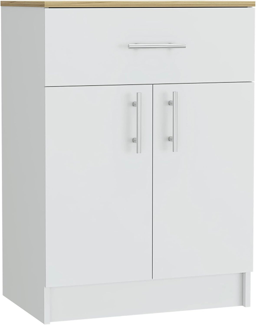 Pantry Cabinet,One Drawer,One Double Door Cabinet with Two Shelves,for Kitchen,Dining Room