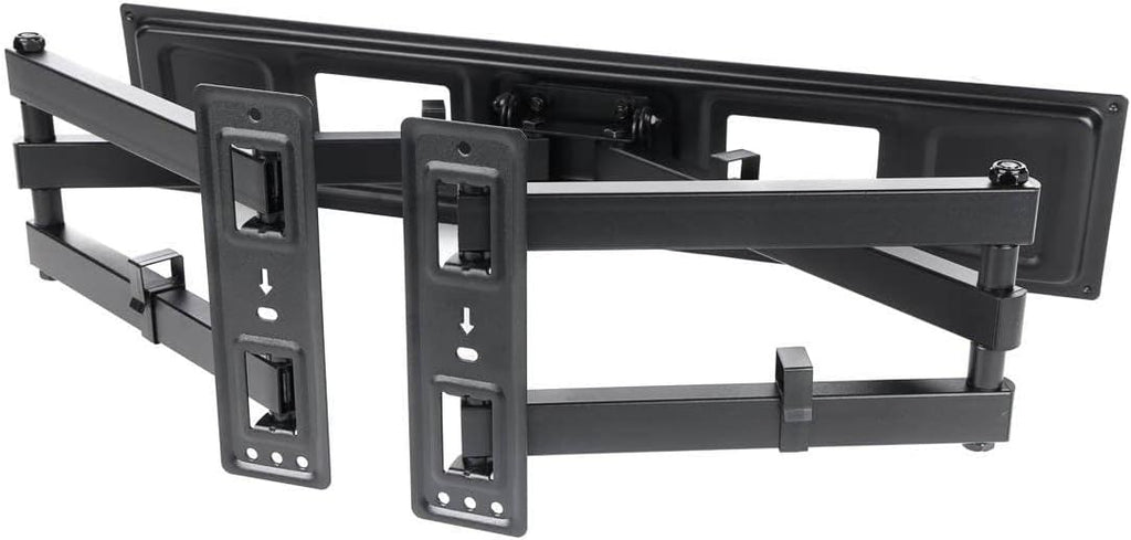 Monoprice Premium Full Motion TV Wall Mount Bracket Corner Friendly for 32" to 70" TVs up to 99lbs, Max VESA 600x400, Fits Curved Screens
