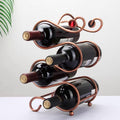 European-Style red Wine Bottle Rack Ornaments Little bee Wine Rack Wine Bottle Rack Wine Cabinet Display Multi-Layer 4 Bottles 6 Bottles (1 Piece) Without Wine Bottle (4 Packs, 1, 1)