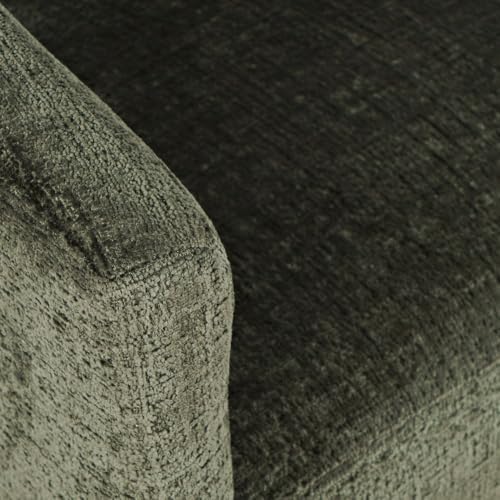Jofran Gwen Jacquard Upholstered Accent Chair, Modern Luxury Plush Sculptural Armchair for Dining Room or Living Room, Chairs Living Room, Forest, Set of 4