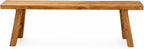 Narrow Bench For Entryway Skinny Hallway Shoe Benchs End Of Bed Slim Farmhouse Indoor Solid Wood Rustic Noodle Bench 19.6/39.3/62.9/70.8 In Length For Bedroom Living Room Kitchen(19.6x10.2x17.7in)