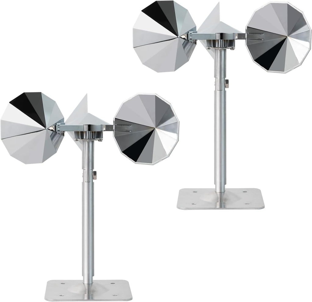 OFFO 2 PCS Bird Scare Reflective Device, Bird Reflector Keep Pigeon Woodpeckers and Sparrows Away for Outdoor Use Boats Roofs Gardens