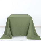 Efavormart 90" Eucalyptus Dusty Sage Wholesale Linens Polyester Square Linen Tablecloth for Kitchen Dining Catering Wedding Birthday Party Events