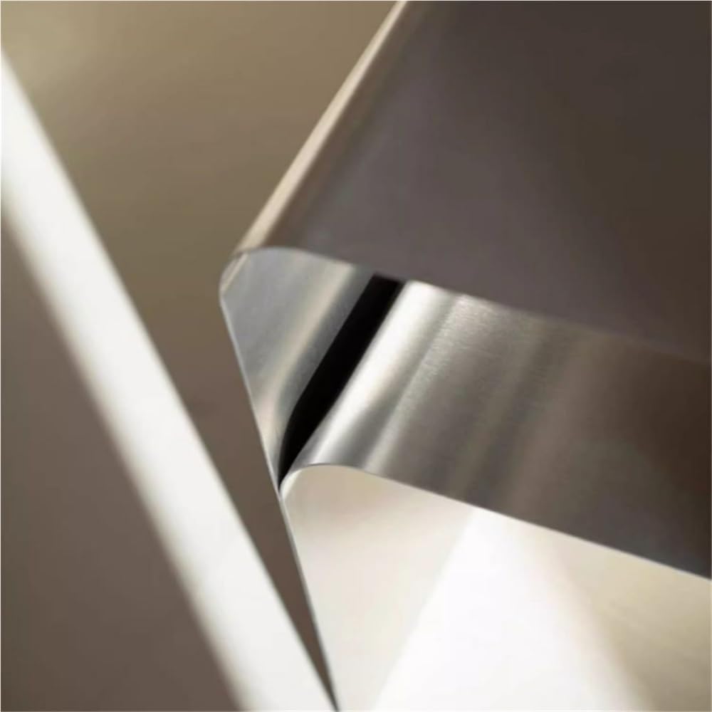 Stainless Steel Side Table, Modern Bedside Table, Integrated Nightstand, Simple Night Stand, Suitable for Bedroom, Living Room, Balcony