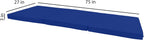 D&D Futon Furniture Trifold Foam Beds, Floor Tri-Fold Bed, Foldable Shikibuton Mattress Cushion Topper Mat for Space Saving Sleepover 3x27x75 in, Royal Blue