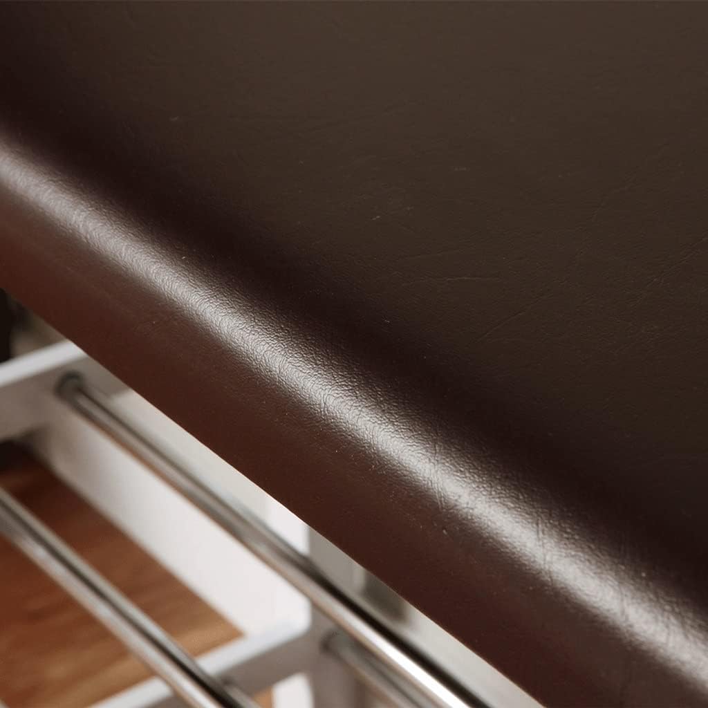 Foot Stool Shoe Rack Bench with Leather Pad 2-Layer Storage Porch Shoe Rack Footstool Suitable for Porch Bedroom Corridor Entryway Bench