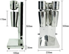 DYRABREST 180W Commercial Electric double milk shaker Maker Drink Mixer Shake Machine Smoothie Milk Ice Cream 650ML