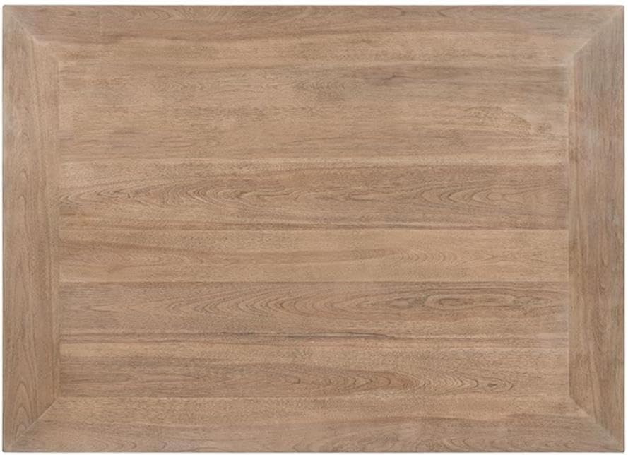 Pemberly Row 3 Piece Cocktail Table Set, Rubberwood and Rustic Birch Veneers, Camel Beige Finish, Includes Rectangular Coffee Table and 2 End Tables, Storage Drawer, Open Shelf, Traditional Living