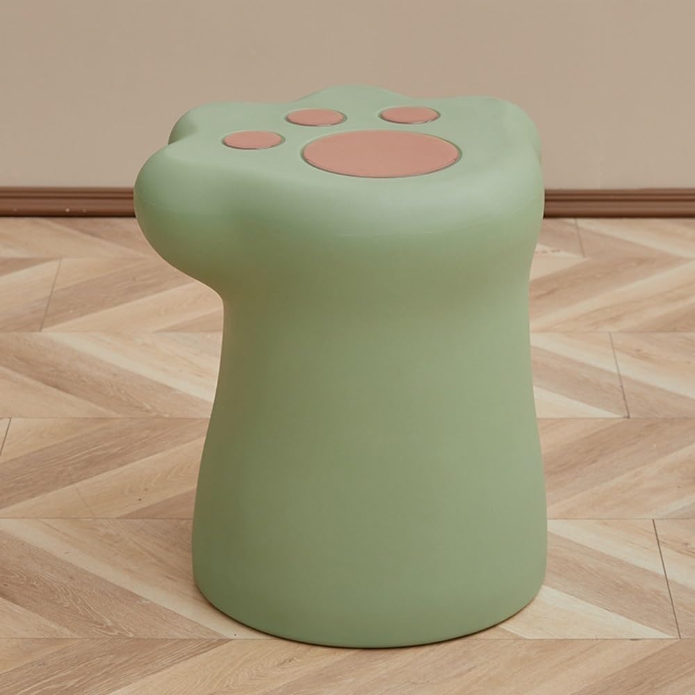 Modern Cat Paw Side Table, Cute Coffee Table, Small End Table Decor, Couch Table, Accent Entry Table, Side Tables Bedroom, Side Tables Sofa Table Balcony Bedroom(Green)