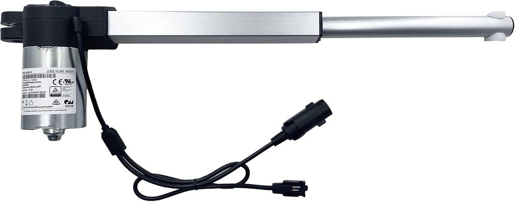 Motor Model JLDQ-19 JLDQ.19.345.180D01 Actuator for Power Recliner Couch | 2 Plugs Stroke 180mm Linear Actuator for Lift Chair Electric Sofa Parts Replacement