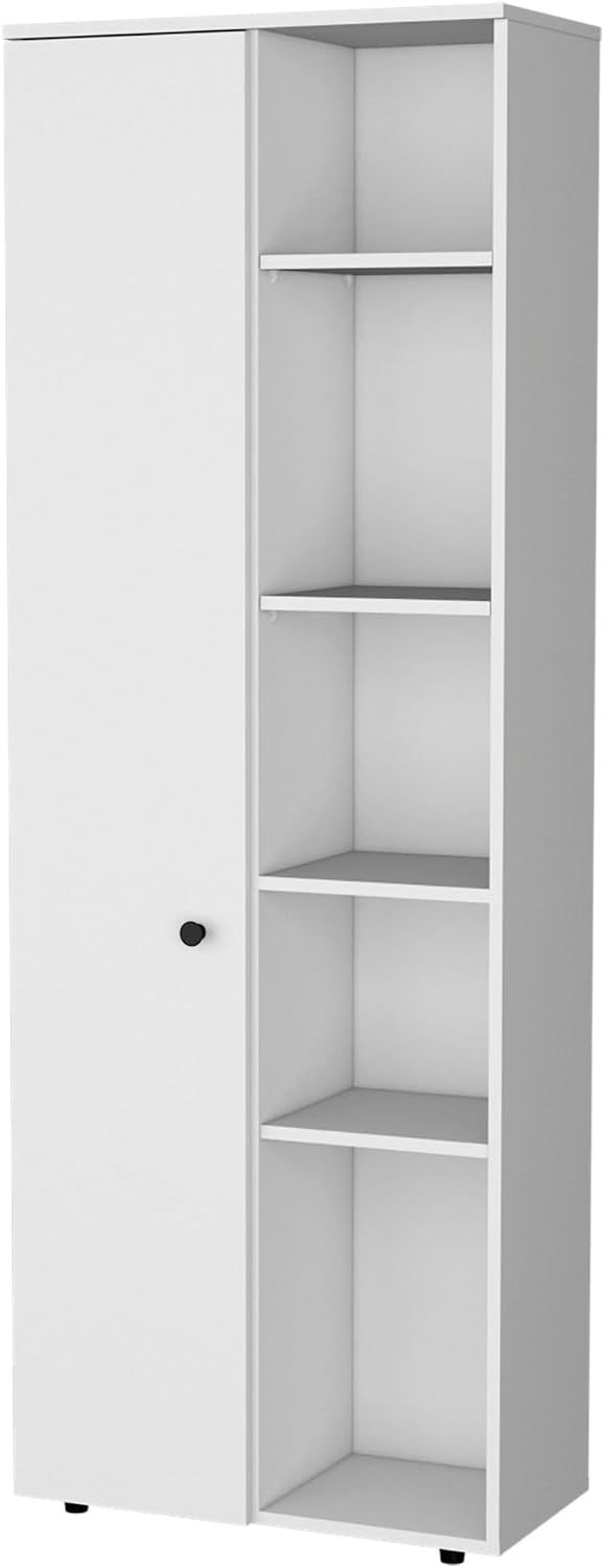 Molly White 1-Door Multistorage Kitchen Pantry
