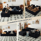 96" Cloud Sectional Couches with Chaise for Living Room