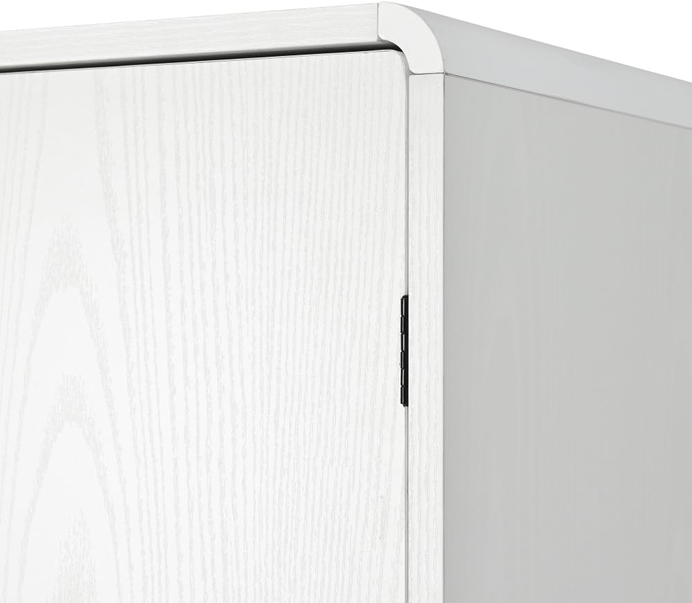 72" Tall Kitchen Pantry with Hidden Drawer, 8 Door Shelves & 3 Adjustable Shelves Farmhouse Cabinet, Versatile Cupboard for Kitchen, Dining & Bathroom (White)