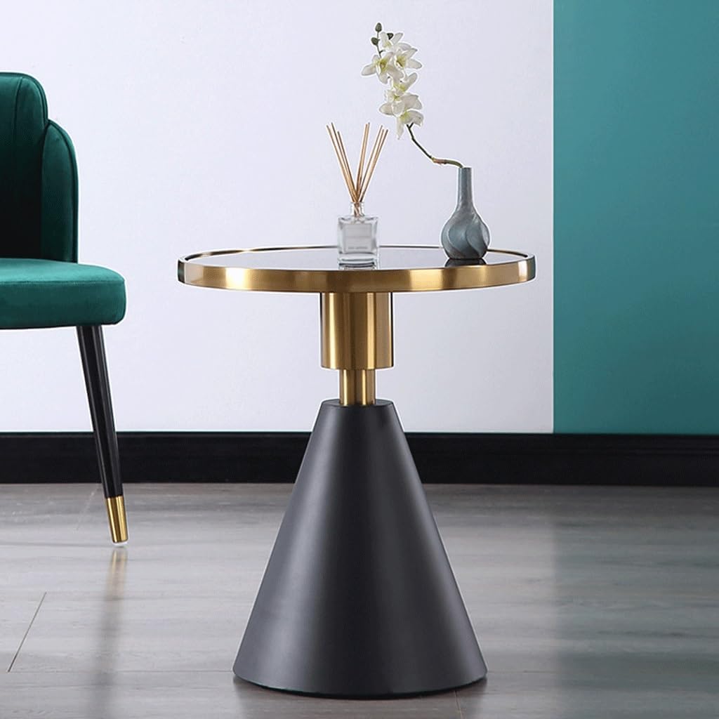 Sofas Sofa Side Table, Small Round Table, Small Coffee Table, Living Room Bedside Table, Simple Slate Corner Table Sofas for Living Room(B)