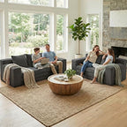Couch, Loveseat Sleeper Sofa Bed – 3-in-1 Convertible Couch Bed with Side Pockets & Handle,Pull Out Corduroy Futon for Small Space,Living Room & Bedroom,2 Pillows Included,No Assembly