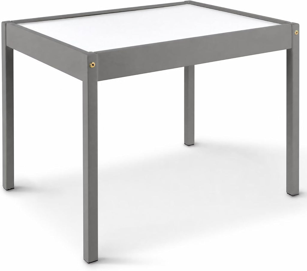 3-Piece Dry Erase Activity Table and Chair Set for Learning, Drawing & Creative Play