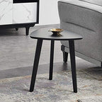 Telephone Table, Modern Triangular Sofa Side Table,Living Room Telephone Table,Ash Side/Accent Table -3 Legs (Color:Black,Size:17.5119.68in)
