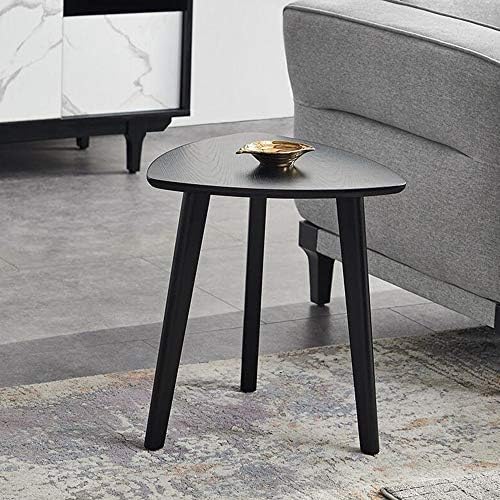 Telephone Table, Modern Triangular Sofa Side Table,Living Room Telephone Table,Ash Side/Accent Table -3 Legs (Color:Black,Size:17.5119.68in)