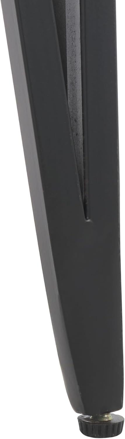 SAFAVIEH Home Collection - Rolf Accent Table, Rectangular Marble Side Table with Black Metal Legs, Fully Assembled (ACC3725A)