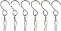KUUQA Swivel Hooks Clips for Hanging Wind Spinners Wind Chimes Crystal Twisters Party Supply(6 Pack)