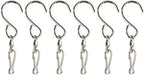 KUUQA Swivel Hooks Clips for Hanging Wind Spinners Wind Chimes Crystal Twisters Party Supply(6 Pack)