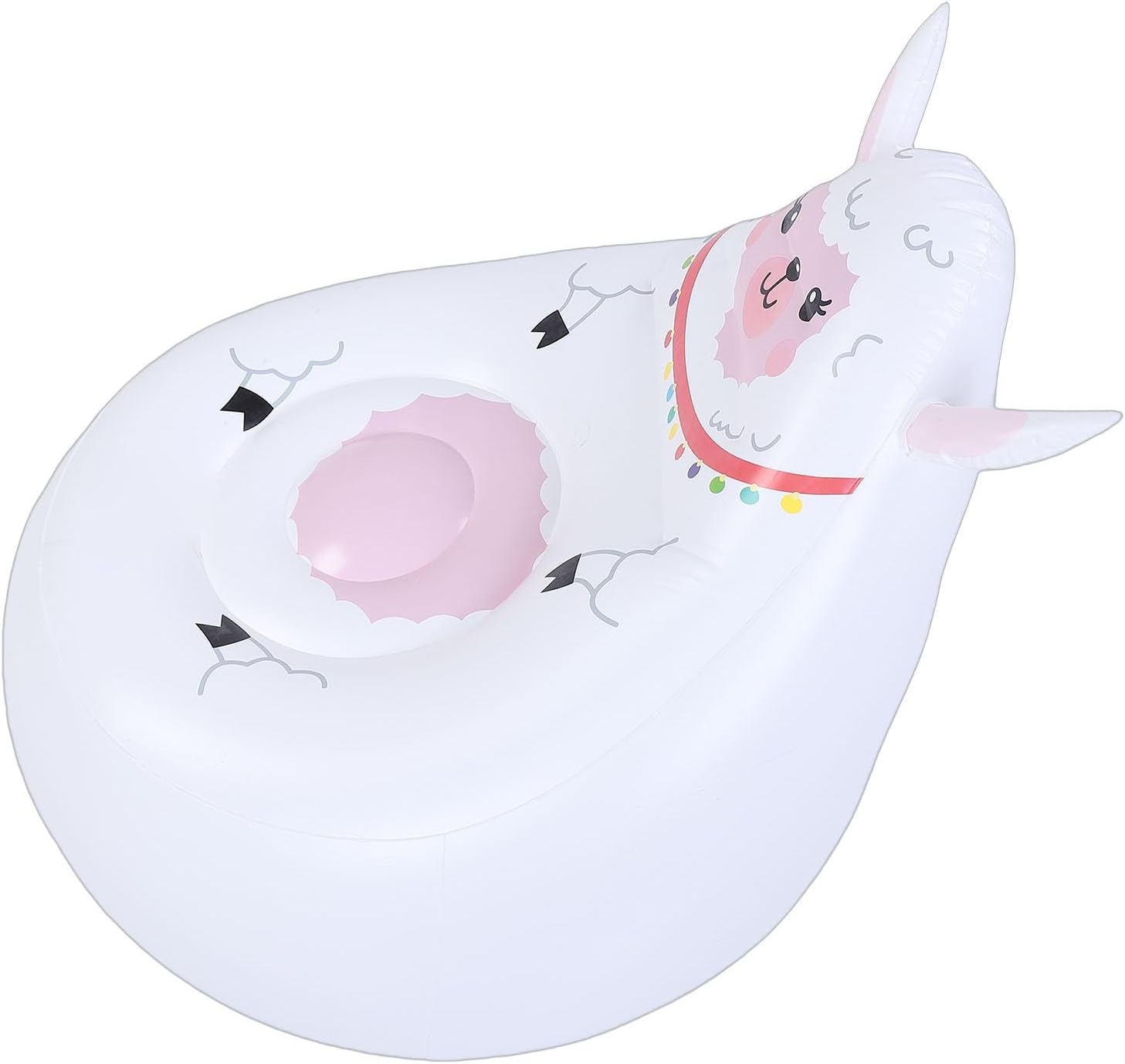 Zopsc Soft Skin Friendly Inflatable Chair, Cute Shape Air Valve for Quick Inflation