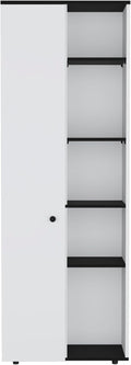 Kitchen Pantry Storage Cabinet with and Five Interior and Exterior Shelves,Storage Cabinet