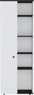 Kitchen Pantry Storage Cabinet with and Five Interior and Exterior Shelves,Storage Cabinet
