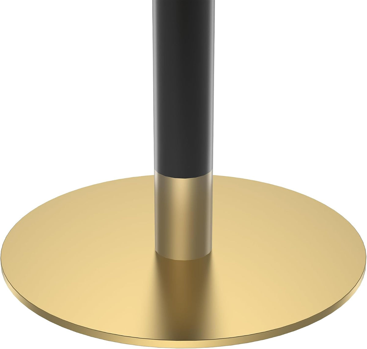SSLine Square Dining Table for 2 Modern Luxury Marble Sintered Stone Kitchen Table for 2-4, Small 31.5" Bistro Tulip Table with Faux Marble Top and Gold Metal Pedestal Base