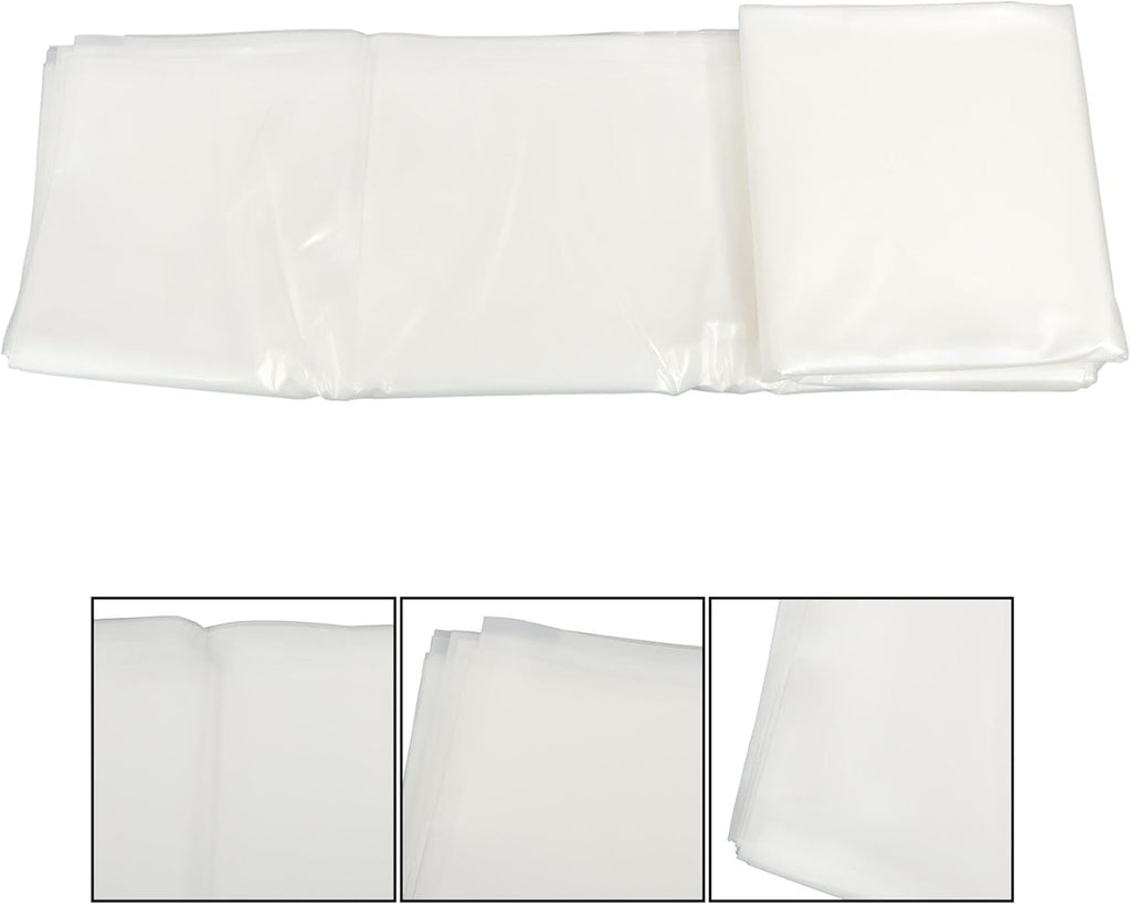 20 x 40FT Greenhouse Plastic Sheeting, 6 Mil Heavy Duty Clear Polyethylene Film, Covering for Gardening, Farming