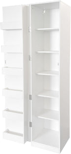 Modern Freestanding Kitchen Pantry Cabinet,Wooden Storage Cabinet with Doors & Shelves, Tall Buffet Sideboard for Kitchen, Living Room and Dinning Room