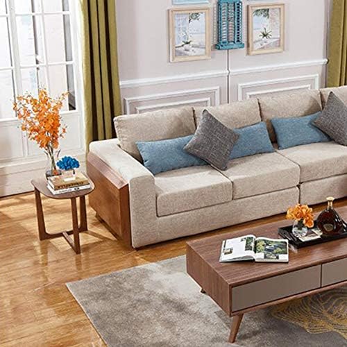 Telephone Table, Solid Wood Side Table,Living Room Corner Table,Coffee Table,Sofa Side Table,Telephone Table(Color:Walnut Color,Size:16.1420.4718.89in)