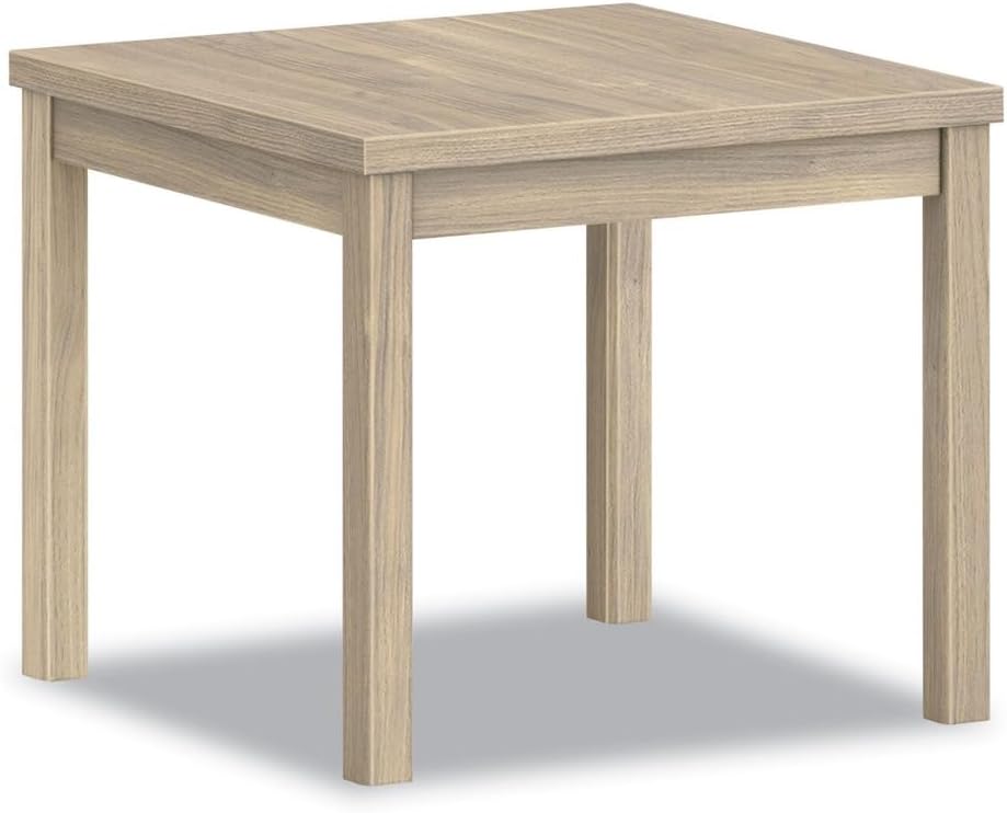 The Hon 80193LKI1 80000 Laminate Occasional End Table, Rectangular, 24w X 20d X 20h, Kingswood Walnut