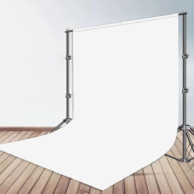 Solid Photography Backdrop Background Chromakey Muslin Portrait Background Screen for Photo Video Studio… (White, 10x12ft)
