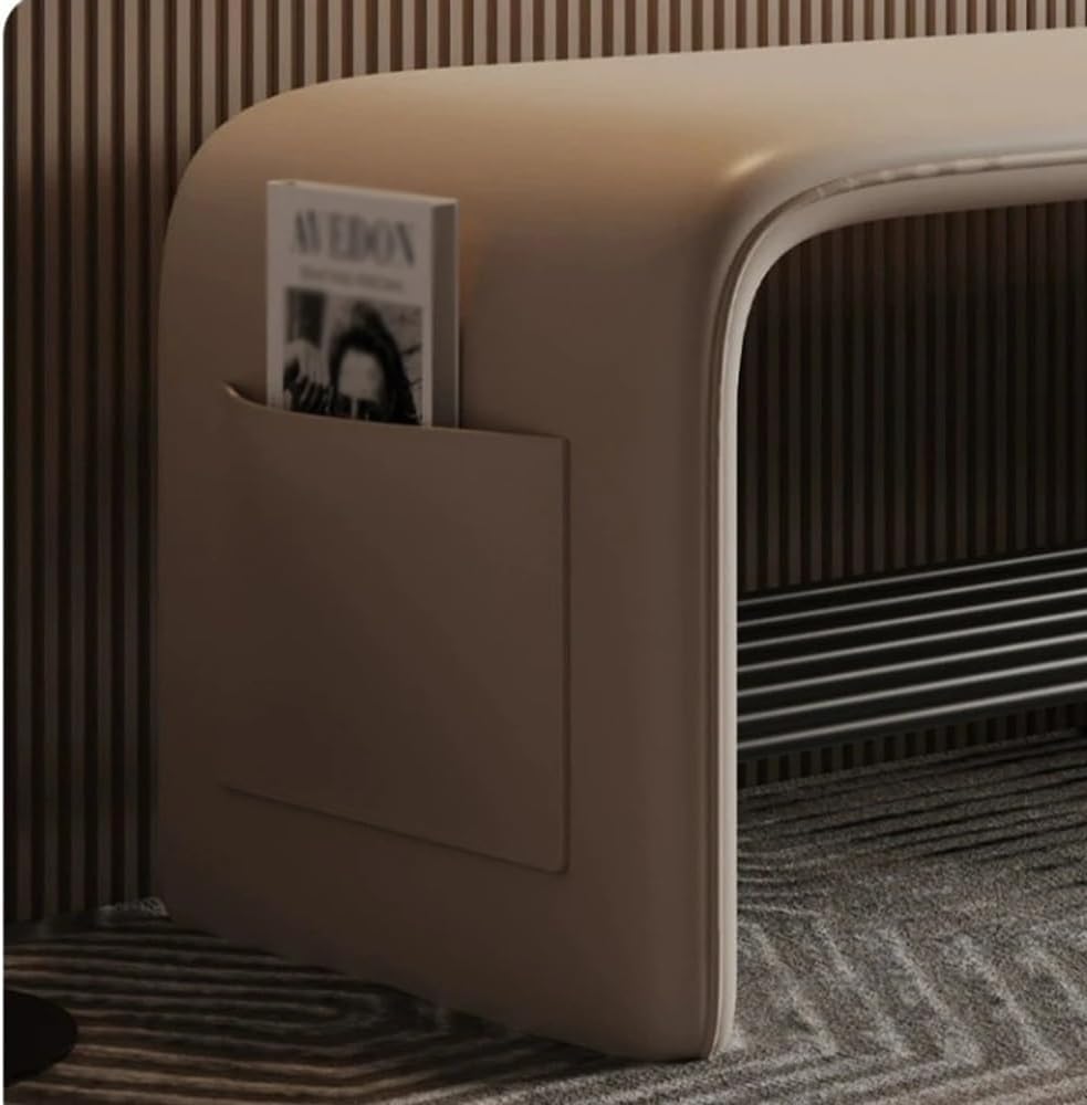 Modern Doorway Shoe-Changing Stool Shoe Cabinet Storage Two-Purpose Bedroom Simple Bedside Bench for Sitting Entryway(Black,Large)