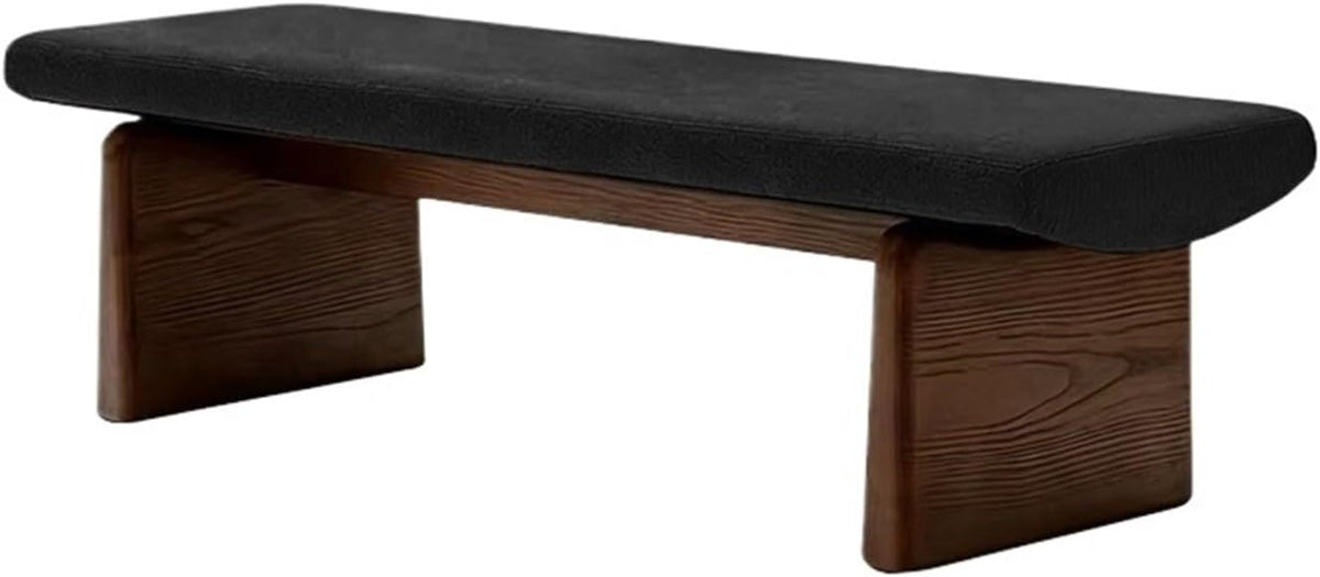 Modern Wooden Sofa Bedroom Bed end Bench Hotel Leisure Entryway(XL)